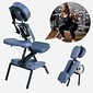 Master Massage The Professional Royal Blue Portable Massage Chair (46449)