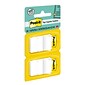 Post-it® Flags, 1" Wide, White, 2 Pads of 50, 100 Flags/Pack (680-WE2)