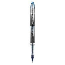 uni-ball VISION ELITE BLX Rollerball Pens, Micro Point, Blue/Black Ink, 12/Pack (69020)