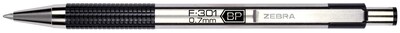 Zebra Retractable Gift Set Pen, Fine Point, 0.7mm, Black Ink, 2 Pack (57011)