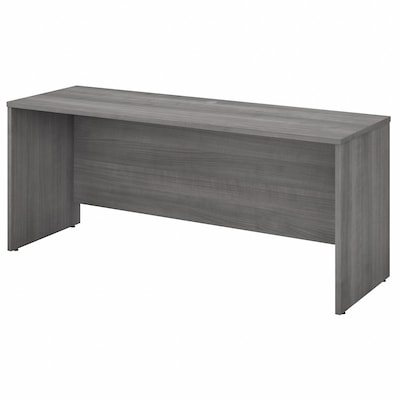 Bush Business Furniture Studio C 72W Credenza Desk, Platinum Gray (SCD372PG)