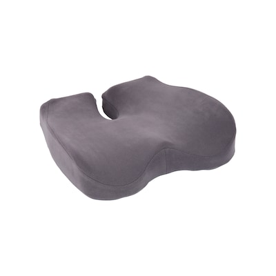 Mind Reader Memory Foam Office Chair Ergonomic Orthopedic Cushion, Gray (ORTHOCUSH-GRY)