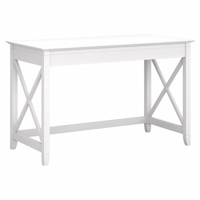 Bush Furniture Key West 48W Writing Desk, Pure White Oak (KWD148WT-03)