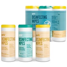 Perk™ Disinfecting Wipes, Fresh & Lemon Scent, 35 Wipes/Container, 3/Pack (PK56666)