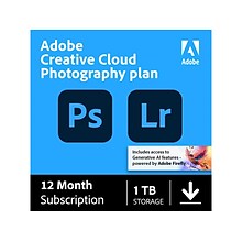 Adobe Creative Cloud Photography Plan for Windows/macOS, 1 User [Download]