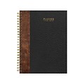 2024-2025 TF Publishing Bibliophile Series Bound Black 6 x 8 Academic Weekly & Monthly Planner, Pa