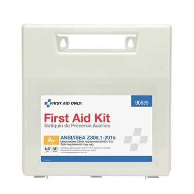 First Aid Only First Aid Kits, 183 Pieces, White (90639)