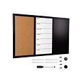 Excello Global Products Combination Board, Wood Frame, 15 x 23.5 (EGP-HD-0317)