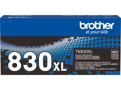 Brother TN830 Black High Yield Toner Cartridge (TN830XL)
