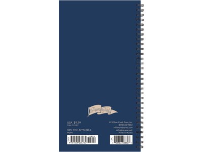 2023-2024 Willow Creek Mystic 3.5 x 6.5 Academic Weekly & Monthly Planner, Paperboard Cover, Multi