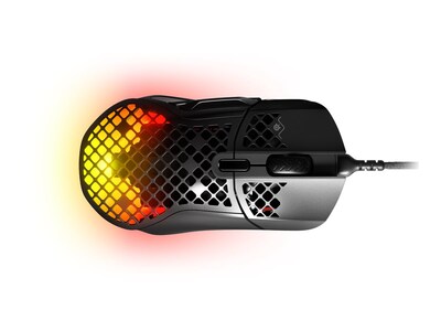 SteelSeries AEROX 5 Optical Mouse, Matte Black (62401)