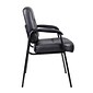 Boss Office Products LeatherPlus Guest Chair, Black (B7509)