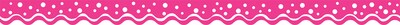 Barker Creek Happy Hot Pink Double-Sided Scalloped Edge Border, 39' x 2.25", 13/Pack