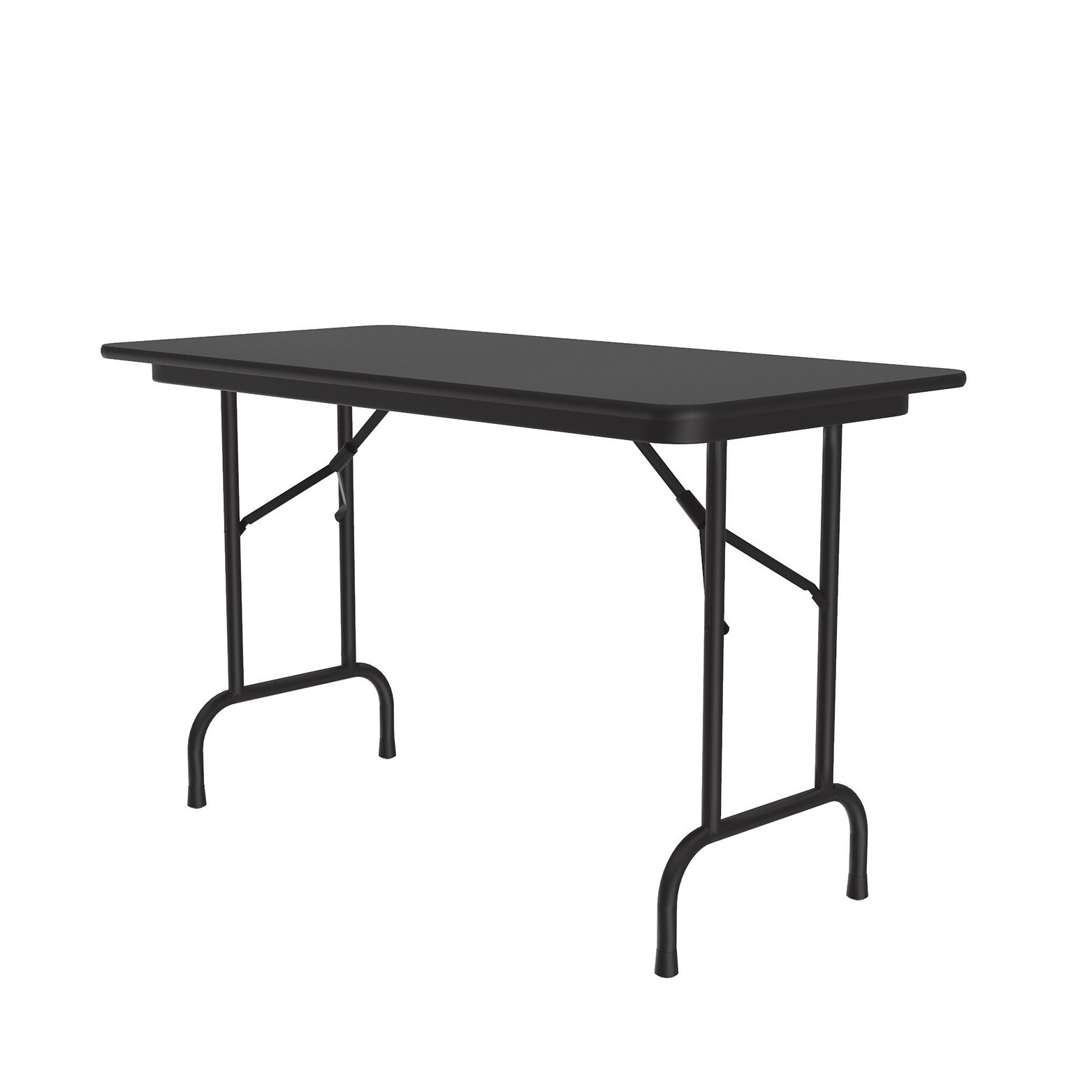 Correll Folding Table, 48x24 , Black Granite (CF2448TF-07)
