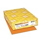 Exact Brights Colored Paper, 20 lbs., 8.5" x 11", Bright Orange, 500 Sheets/Pack (WAU26721)