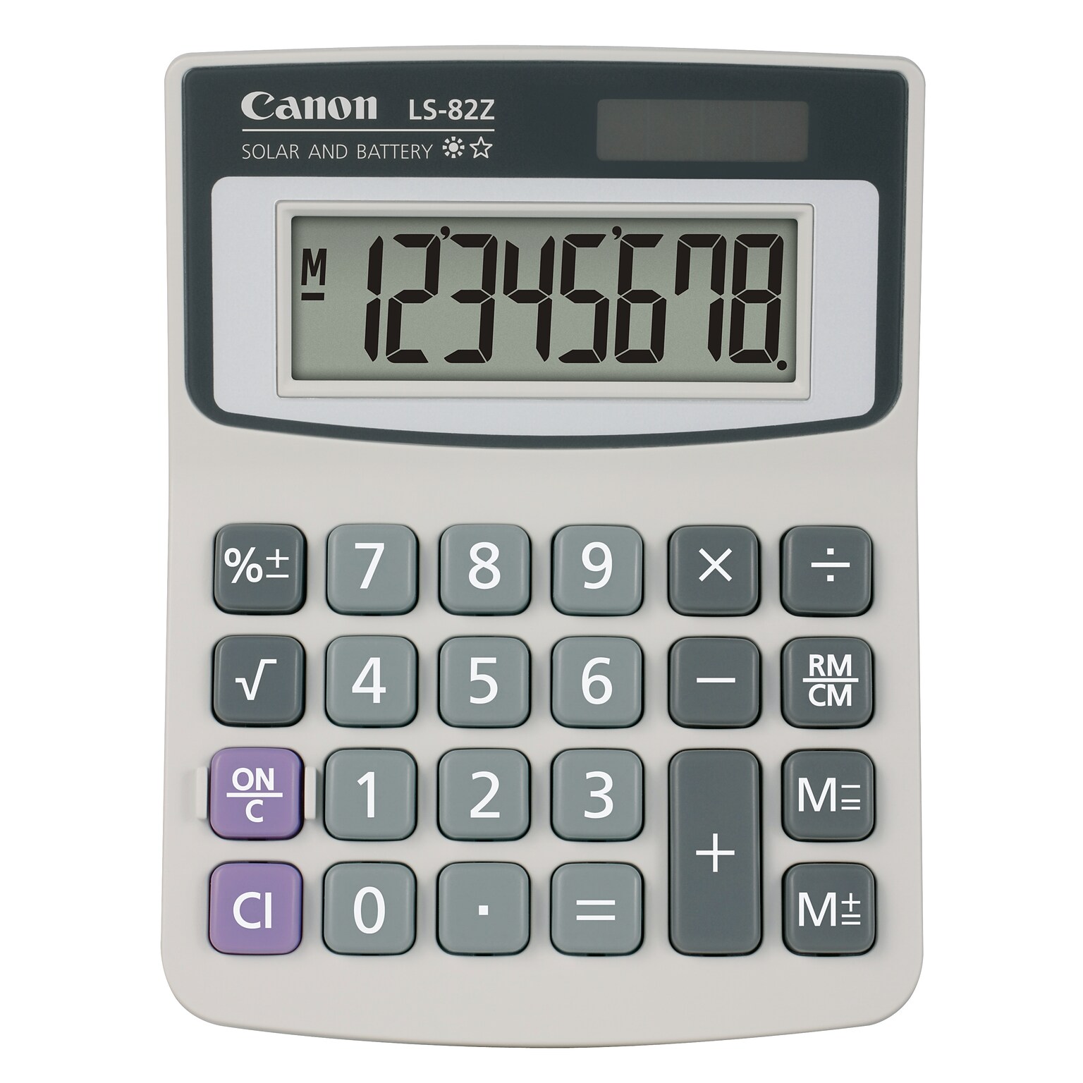 Canon LS-82Z 4075A007AA 8-Digit Portable Calculator, White