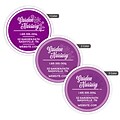 Custom Print Advertising Label, 3 Circle, 1 Standard Color, 1-Sided, 250 Labels/Roll