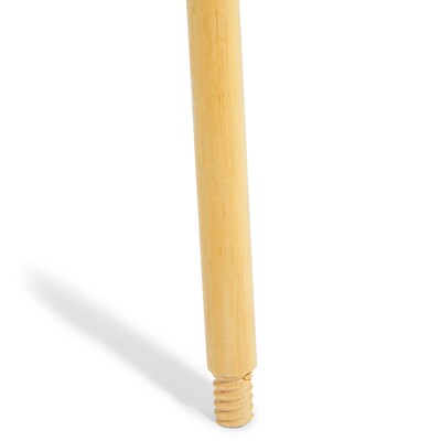 Coastwide Professional™ 60 Wood Push Broom Handle, Threaded Wood Tip (CW57740)