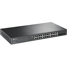 TP-LINK JetStream 24-Port Gigabit Ethernet PoE+ Smart Switch, Black (TL-SG2428P)