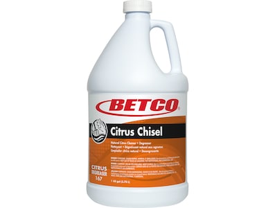 Betco Citrus Chisel Cleaner/Degreaser, Natural Citrus Scent, 128 oz., 4/Carton (BET1670400)
