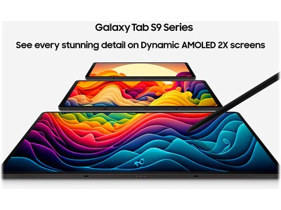 Samsung Galaxy Tab S9+ 12.4" Tablet, WiFi 7/5G, 256GB, Android, Graphite  (SM-X818UZAAVZW)