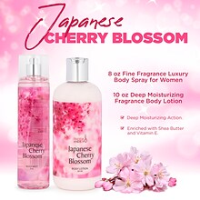 Freida and Joe Japanese Cherry Blossom Fragrance Body Lotion and Body Mist Spray Set (FJ-700)