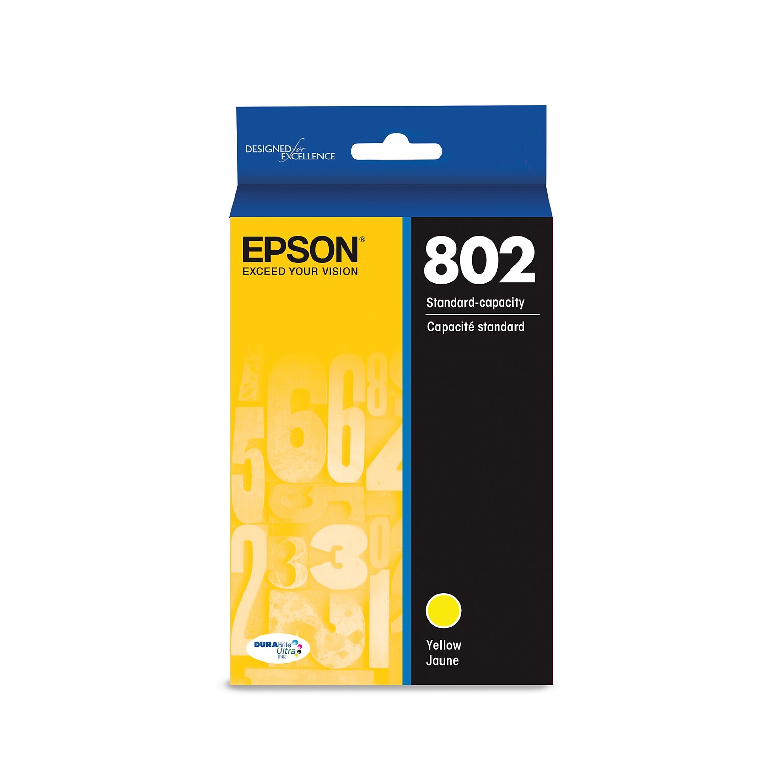 Epson T802 Yellow Standard Yield Ink Cartridge (T802420-S)