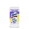 Lysol Dual Action Disinfecting Wipes, Citrus, 75 Wipes/Pack (1920081700)