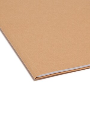 Smead File Folders, Reinforced Straight-Cut Tab, Letter Size, Kraft, 100/Box (10710)
