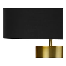 Monarch Specialties Inc. Incandescent Table Lamp, Black/Gold (I 9629)