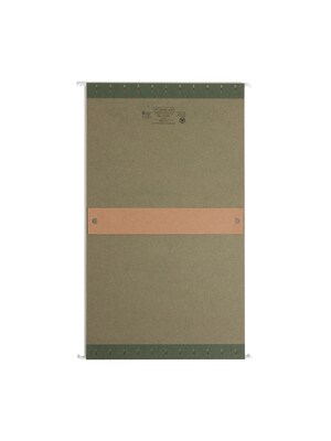 Smead Hanging File Folders with Box Bottom, 2 Expansion, Letter Size, Standard Green, 25/Box (64259