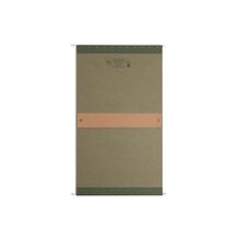 Smead Hanging File Folders with Box Bottom, 2 Expansion, Letter Size, Standard Green, 25/Box (64259