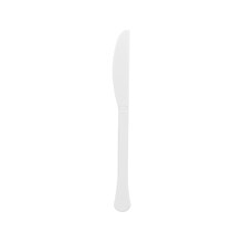 Amscan Plastic Knife, Heavyweight, White, 50/Pack, 3 Packs/Carton (8019.08)