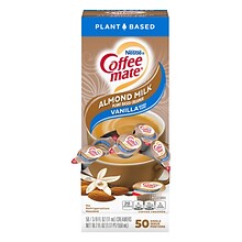 Coffee mate Almond Milk Liquid Creamer Singles, Plant-Based, 0.38 oz., 50/Box (12461537)