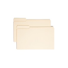 Smead File Folder, 1/3- Cut Tab Left Position, Legal Size, Manila, 100/Box (15331)