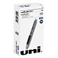 uniball 207 Retractable Gel Pens, Medium Point, 0.7mm, Blue Ink, 12/Pack (33951)