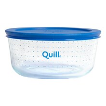 Pyrex 4 cup Bowl and Lid Set with Quill Logo