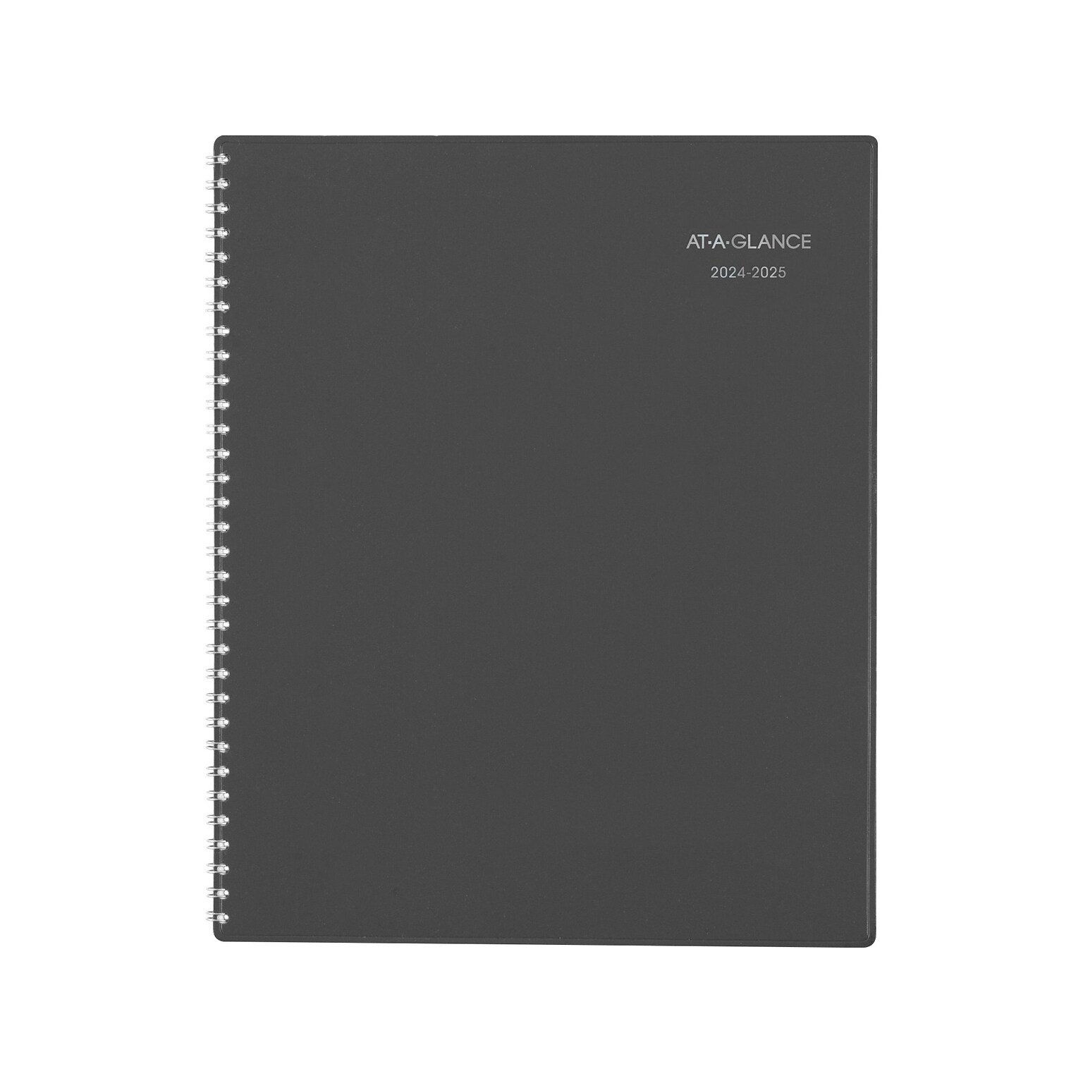 2024-2025 AT-A-GLANCE DayMinder 8.5 x 11 Academic Weekly & Monthly Planner, Poly Cover, Charcoal (AYC545-45-25)