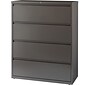 Lorell Fortress Series 42'' Lateral File, Medium Tone, 4 x File Drawers (LLR60474)