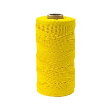 Mutual Industries Nylon Twisted Mason Twine, 0.06 x 1090 ft., Yellow, 4/Pack (14661-41-1090)