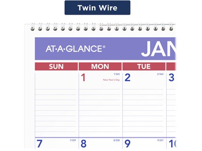 2024 AT-A-GLANCE  15.5" x 22.75" Monthly Wall Calendar (PM3-28-24)