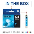 Epson T126 Cyan High Yield Ink Cartridge (T126220)