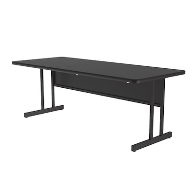 Correll Training Room Table, 72x30, Black Granite (CS3072TF-07)