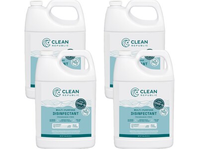 Clean Republic Multipurpose Disinfectant, 1 Gal., 4/Carton (CH-1111)