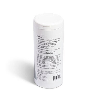 Whiteboard Dry-Erase Cleaning Wipes, 50/Pk