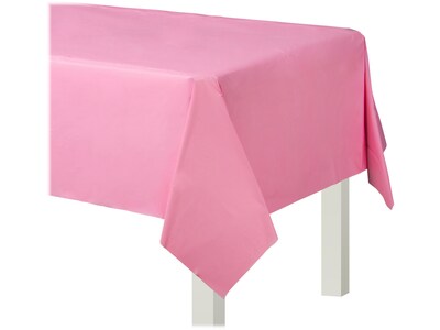 Amscan Party Table Cover, New Pink, 2/Pack (579592.109)
