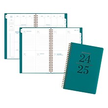 2024-2025 AT-A-GLANCE Signature Lite 5.5 x 8.5 Academic Weekly & Monthly Planner, Teal (YP20LA-12-