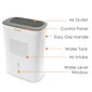 Crane 1.27-Pint Portable Dehumidifier, 2-Speed, Covers up to 300 sq. ft., White (EE-1000)