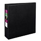 Avery Durable 3" 3-Ring Non-View Binders, Slant Ring, Black (27650)