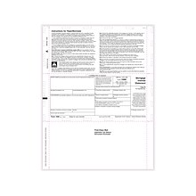 ComplyRight 1098 Tax Form, Copy B, 500/Pack (PS356)